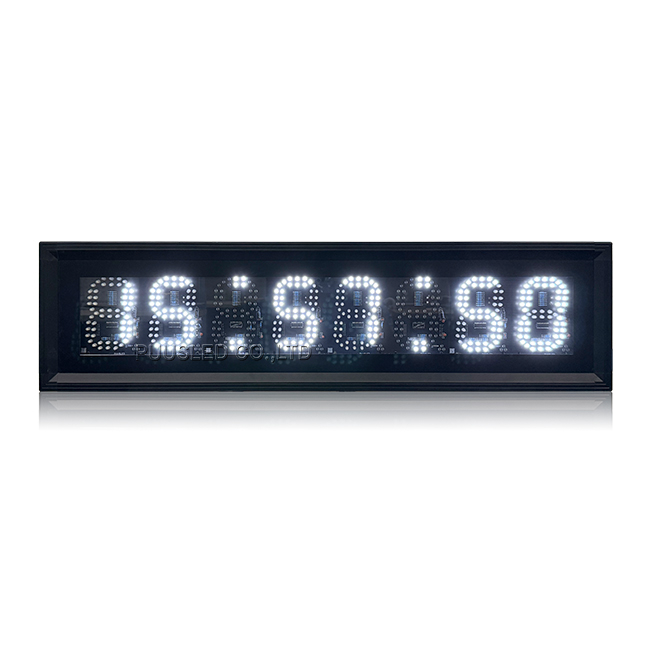 Customized Product H:M:S Timer Indoor PCB 7segments Led Digital Number Time and Temp Led Clock Sign