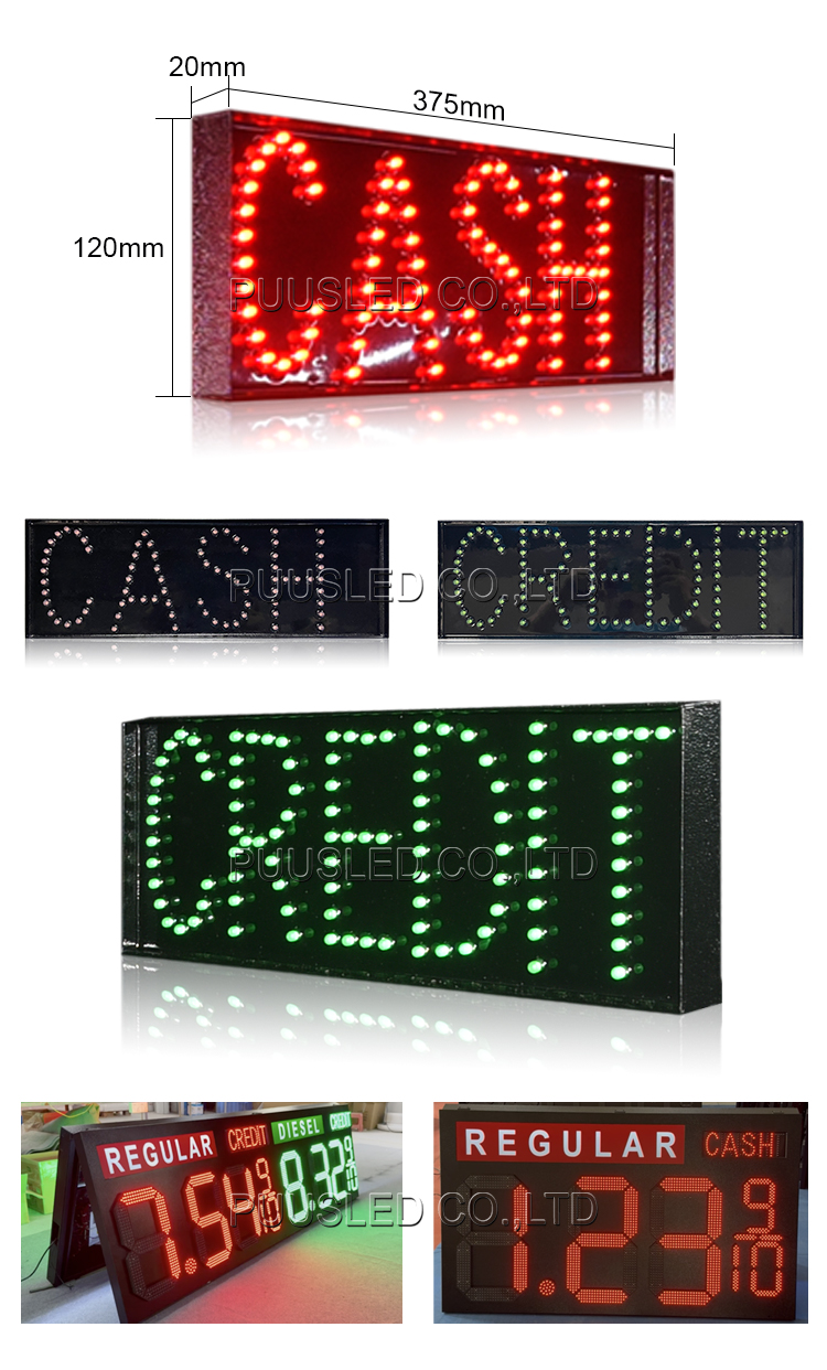 LED GAS PRICE SIGN