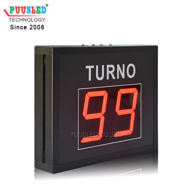 Mini Size Indoor LED Queue Calling System Remote Control LED Digital Calling Display Digital Board