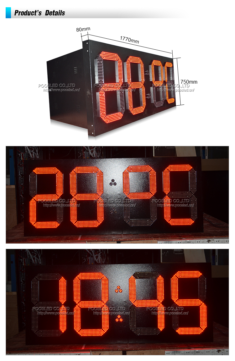 led clock
