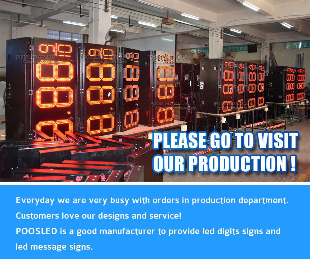 digit sign scrolling sign