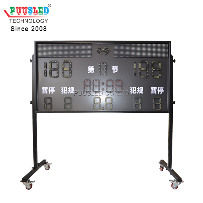 New Design Wireless Control Led Basketball Scoreboard LED Sports Scoreboard for Basketball Games