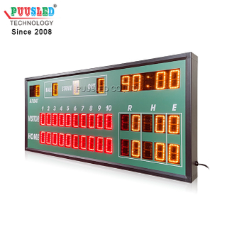 Mimi LED sport scoreboard gametime display outdoor play sports scoreboard led scoreboard led baseball scoreboards for sale