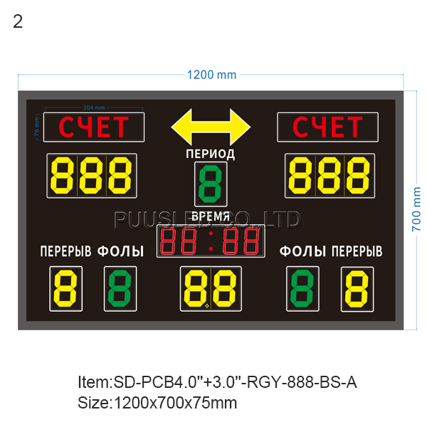 2.SD-PCB4.0''+3.0''-RGY-888-BS-A