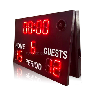 Outdoor LED Electronic Soccer Scoreboard Digital Display IP65 Rated LED Football Scoreboard for Sports Game Sign