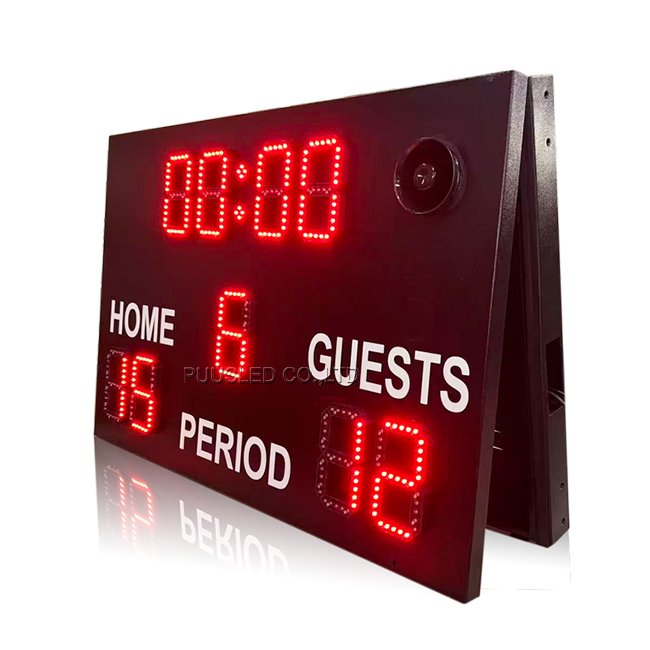 Outdoor LED Electronic Soccer Scoreboard Digital Display IP65 Rated LED Football Scoreboard for Sports Game Sign