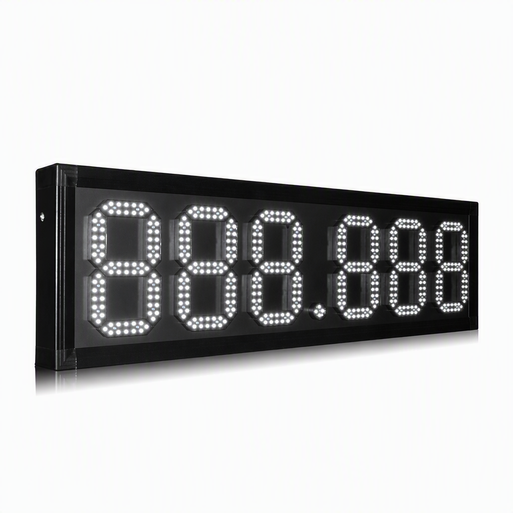 Gas Station Led Fuel Price Sign Outdoor Waterproof Digital Display D8 7 Segment for Nigeria Petrol Station Price Board