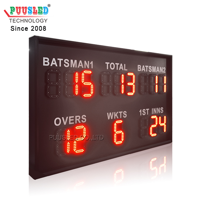 Outdoor LED Digital Cricket Scoreboard Customizable LED Sports Score Display for Cricket Games Supploed by Original Manufacturer