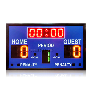 PUUSLED LED Digital Products LED Sports Scoreboard LED Sport Hockey Gametime Display LED Hockey Scoreboards for Match