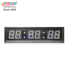 Aluminum Frame Indoor LED Digital Wall Clock Timer Brightness Adjustments for Airport Train Shopping Malls Retail Stores Subways