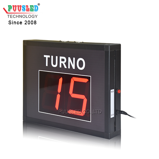 Mini Size Indoor LED Queue Calling System Remote Control LED Digital Calling Display Digital Board