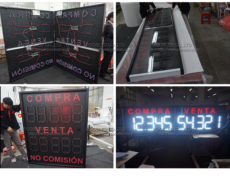 exchange rate display