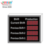 Indoor Factory Led Production Management Board Electronic Led Production Scoreboard