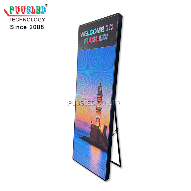 Indoor new vertical display screen store front poster LED display fashionable vertical poster advertising LED display