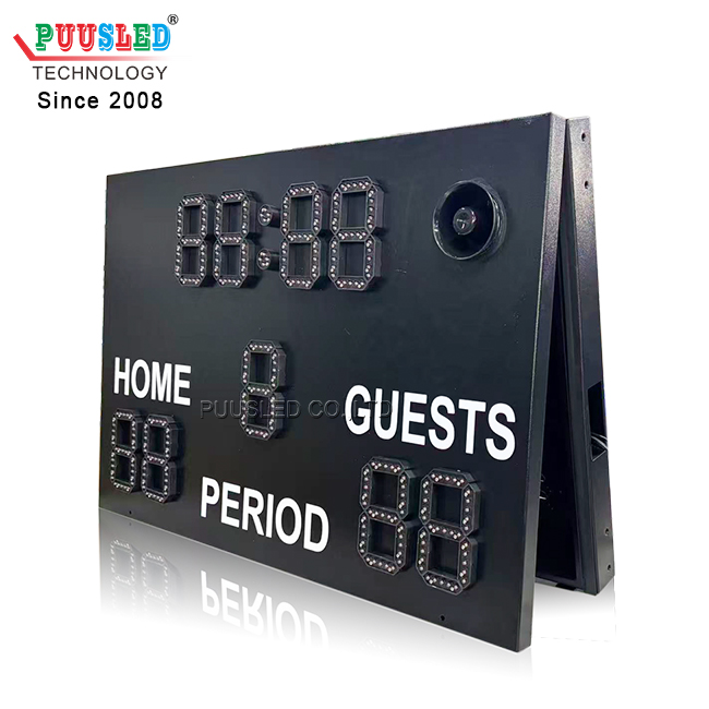 Outdoor LED Electronic Soccer Scoreboard Digital Display IP65 Rated LED Football Scoreboard for Sports Game Sign