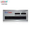 1.0 Inch LED Digital Currency Exchange Rate Board New Design for Indoor Use Airports Banks Retail Stores Featuring Red Display
