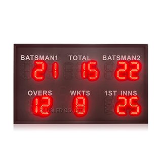 Outdoor LED Digital Cricket Scoreboard Customizable LED Sports Score Display for Cricket Games Supploed by Original Manufacturer