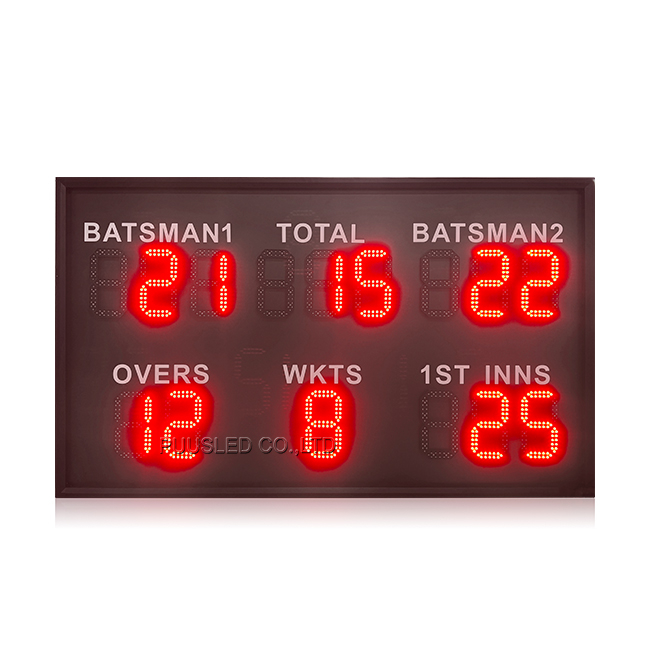 Outdoor LED Digital Cricket Scoreboard Customizable LED Sports Score Display for Cricket Games Supploed by Original Manufacturer