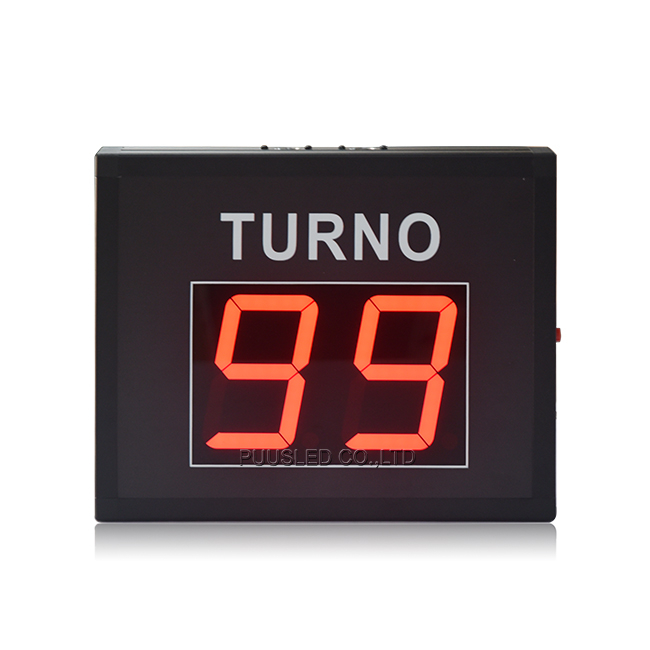 Mini Size Indoor LED Queue Calling System Remote Control LED Digital Calling Display Digital Board