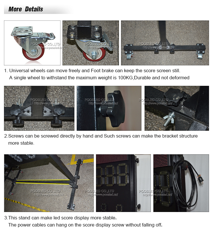 2 years warranty portable led digital scoreboard