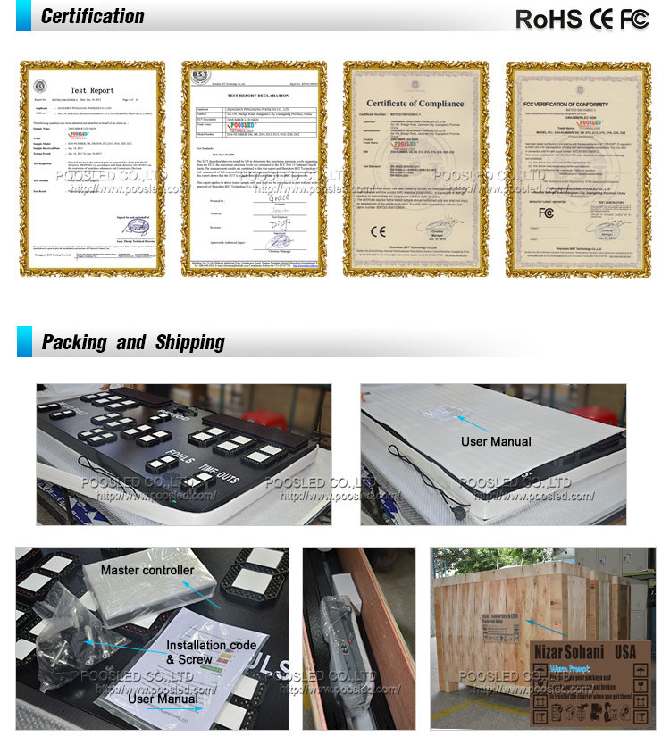 remote control portable scoreboard for football match