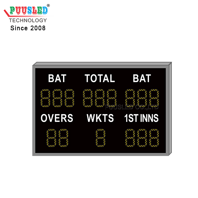 outdoor led electronic digital cricket scoreboard mini cricket score display led sports scoreboard