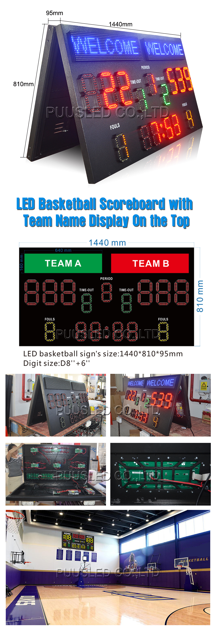 led sport scoreboard