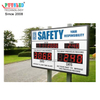 Factory Price Led Safety Days Board Led Product Board Factory Safety Electronic Score Board