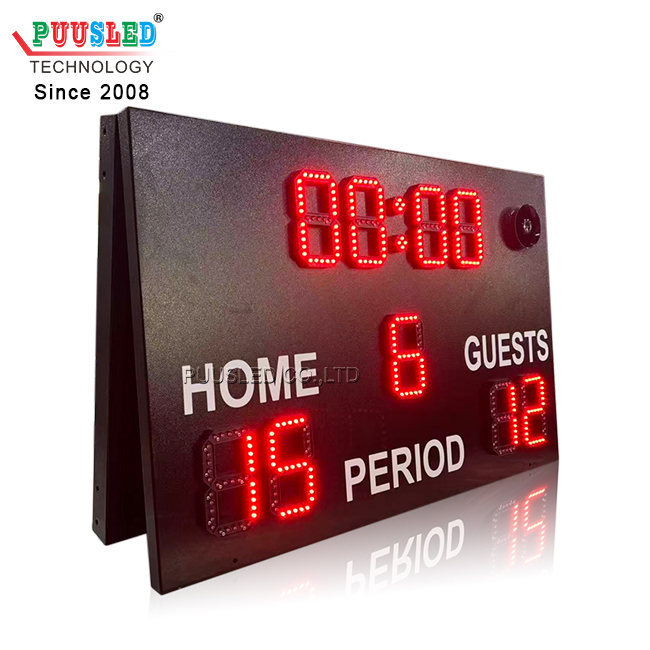 Outdoor LED Electronic Soccer Scoreboard Digital Display IP65 Rated LED Football Scoreboard for Sports Game Sign