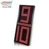 9/10 Square Type PCB LED Number Module 215x465mm 20mm Iron Shell for US Gas Station Price Sign 9/10 Tenths Red Green White