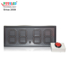 PUUSLED Party Game Challenge 10 Seconds Game Timer LED 7 Segments Digital Red Count up Clock With Start Stop Button