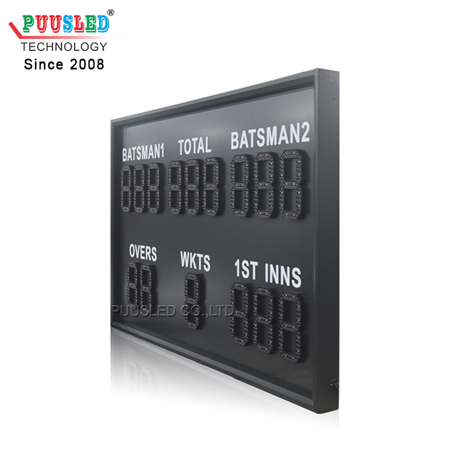Outdoor LED Digital Cricket Scoreboard Customizable LED Sports Score Display for Cricket Games Supploed by Original Manufacturer