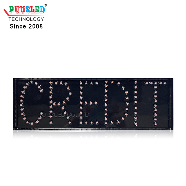 PUUSLED Outdoor LED Gas Price Sign PCB LED CASH and CREDIT Module LED Gas Station Digital Sign Products Parts CASH and CREDIT