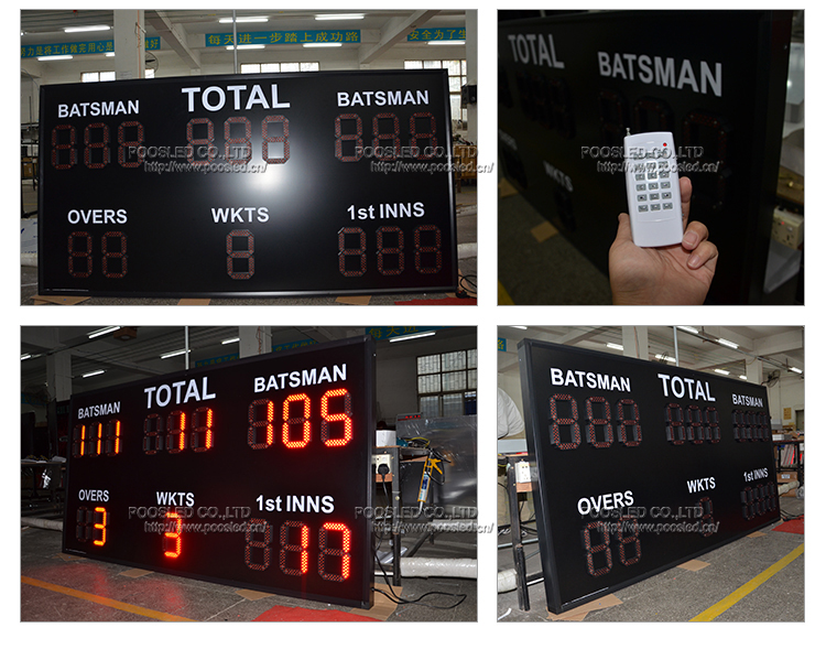 led cricket digital scoreboard