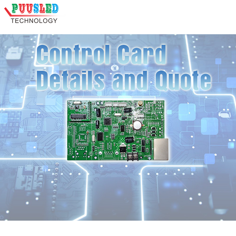 Control Card Details and Quote