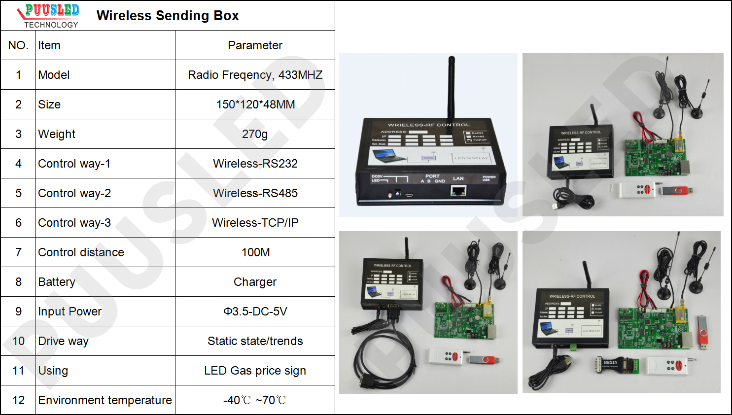 Wireless-Sending-Box