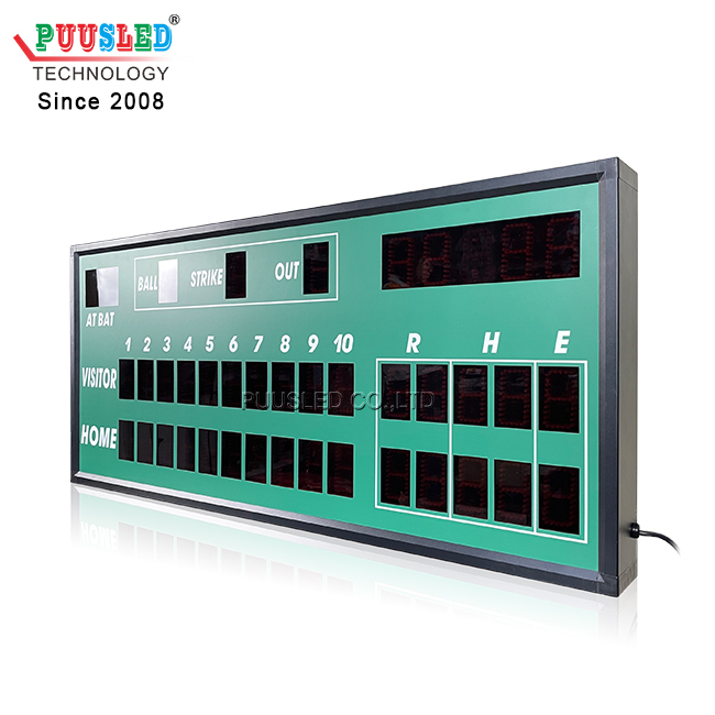 Mimi LED sport scoreboard gametime display outdoor play sports scoreboard led scoreboard led baseball scoreboards for sale