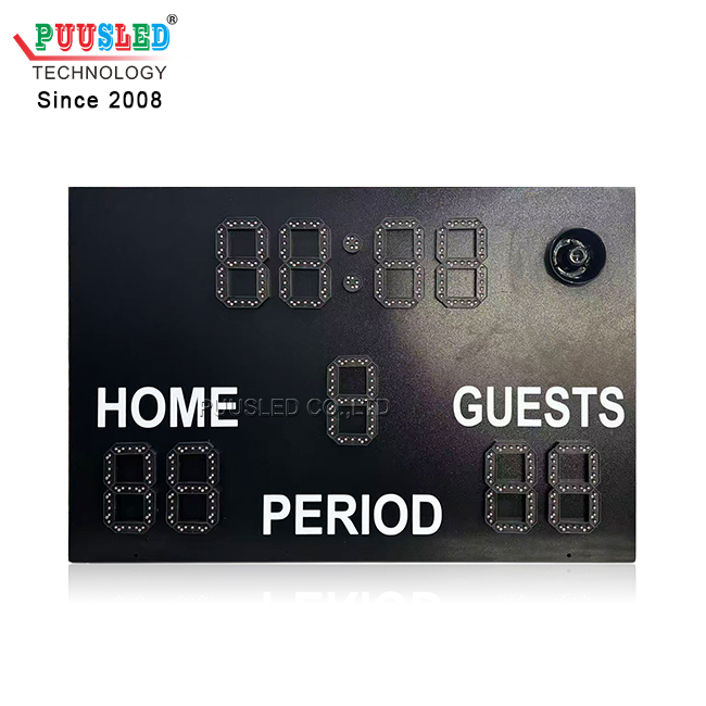 Outdoor LED Electronic Soccer Scoreboard Digital Display IP65 Rated LED Football Scoreboard for Sports Game Sign