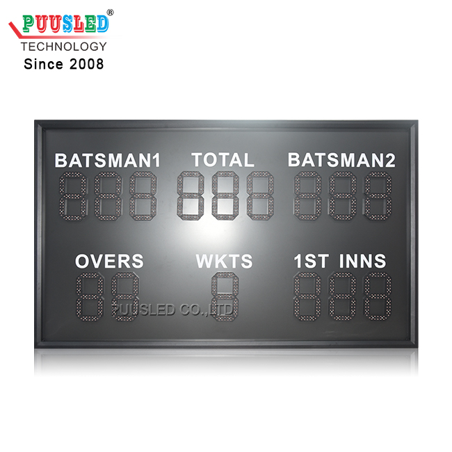 Outdoor LED Digital Cricket Scoreboard Customizable LED Sports Score Display for Cricket Games Supploed by Original Manufacturer