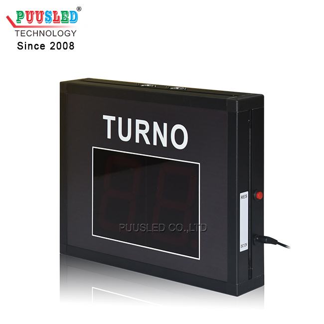 Mini Size Indoor LED Queue Calling System Remote Control LED Digital Calling Display Digital Board