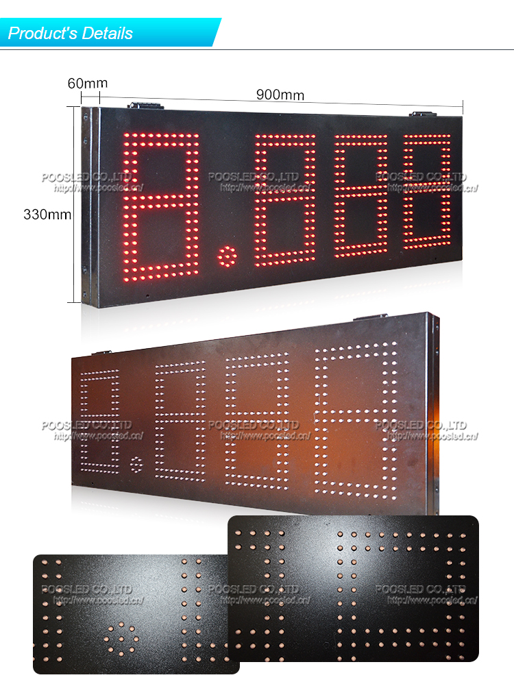 LED gas price sign