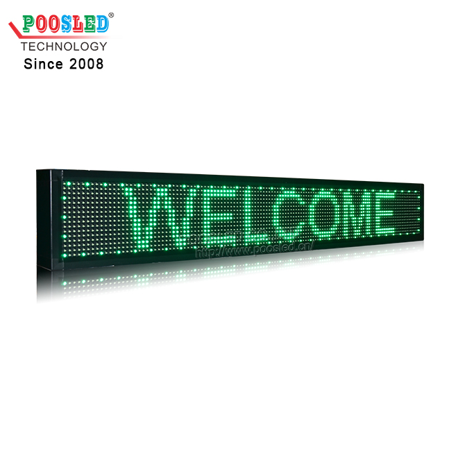 P10 Green Text Led Module LED Scrolling Sign Wifi & USB Control