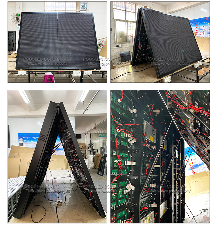 poosled p10 outdoor led display advertisement full color