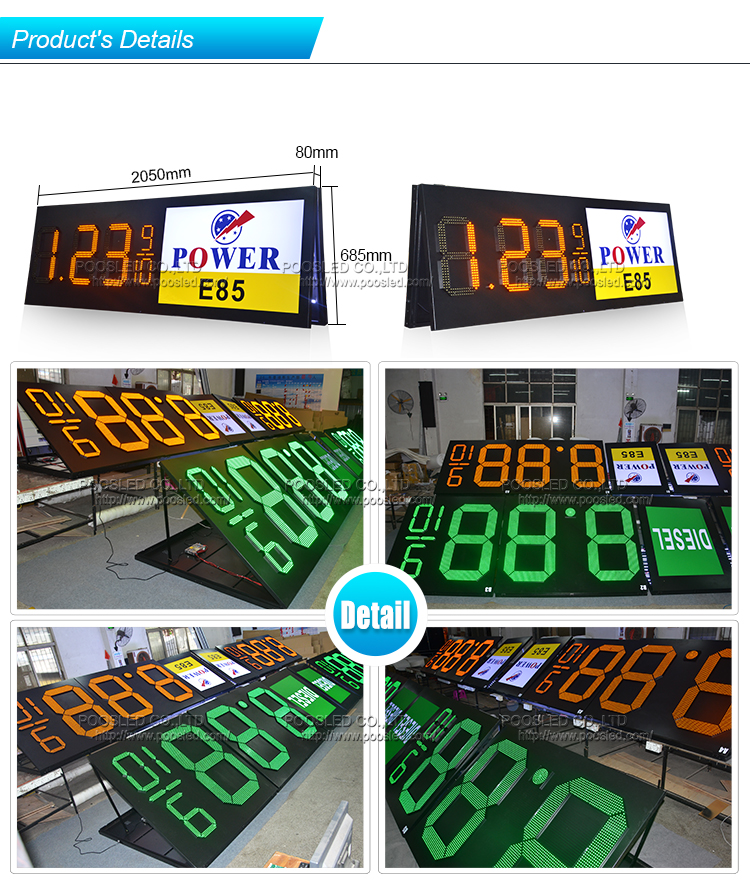 Amercian led gas price sign 8.889/10