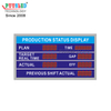 Factory Led Production Management Board Electronic Led Scoreboard