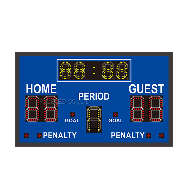 LED Sports Hockey Scoreboard LED Sport Gametime Display LED Hockey Scoreboards for Hockey Games