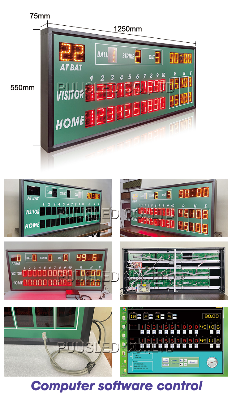 led sport scoreboard