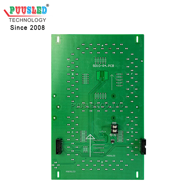 PUUSLED semi outdoor led display hot sale 10 inch PCB led digit number 7 segment PCB led display board for gas price sign