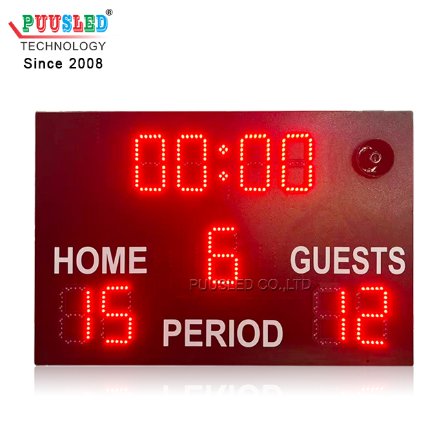 Outdoor LED Electronic Soccer Scoreboard Digital Display IP65 Rated LED Football Scoreboard for Sports Game Sign