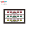 Indoor Mini Size 7 Segments LED Digital Wall Clock for Airports Exhibition Halls Education Retail Stores Hanging
